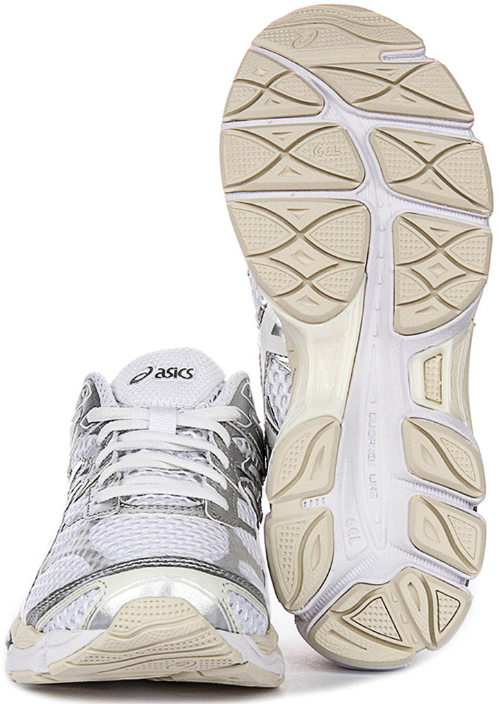 Asics Gel Cumulus 16 In White For Womens