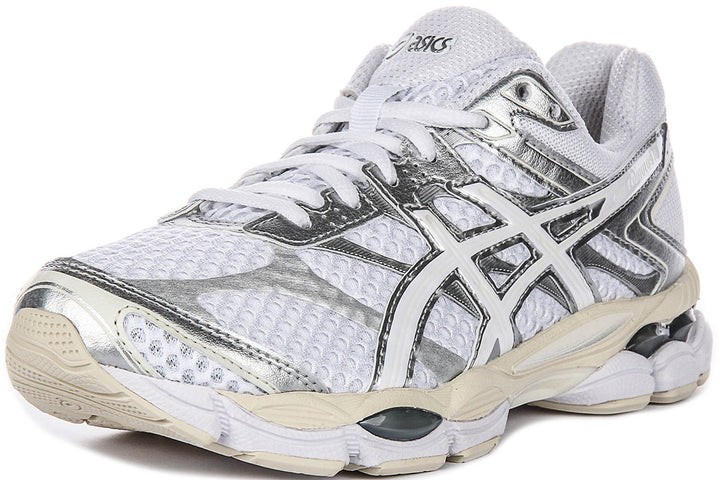 Asics Gel Cumulus 16 In White For Womens