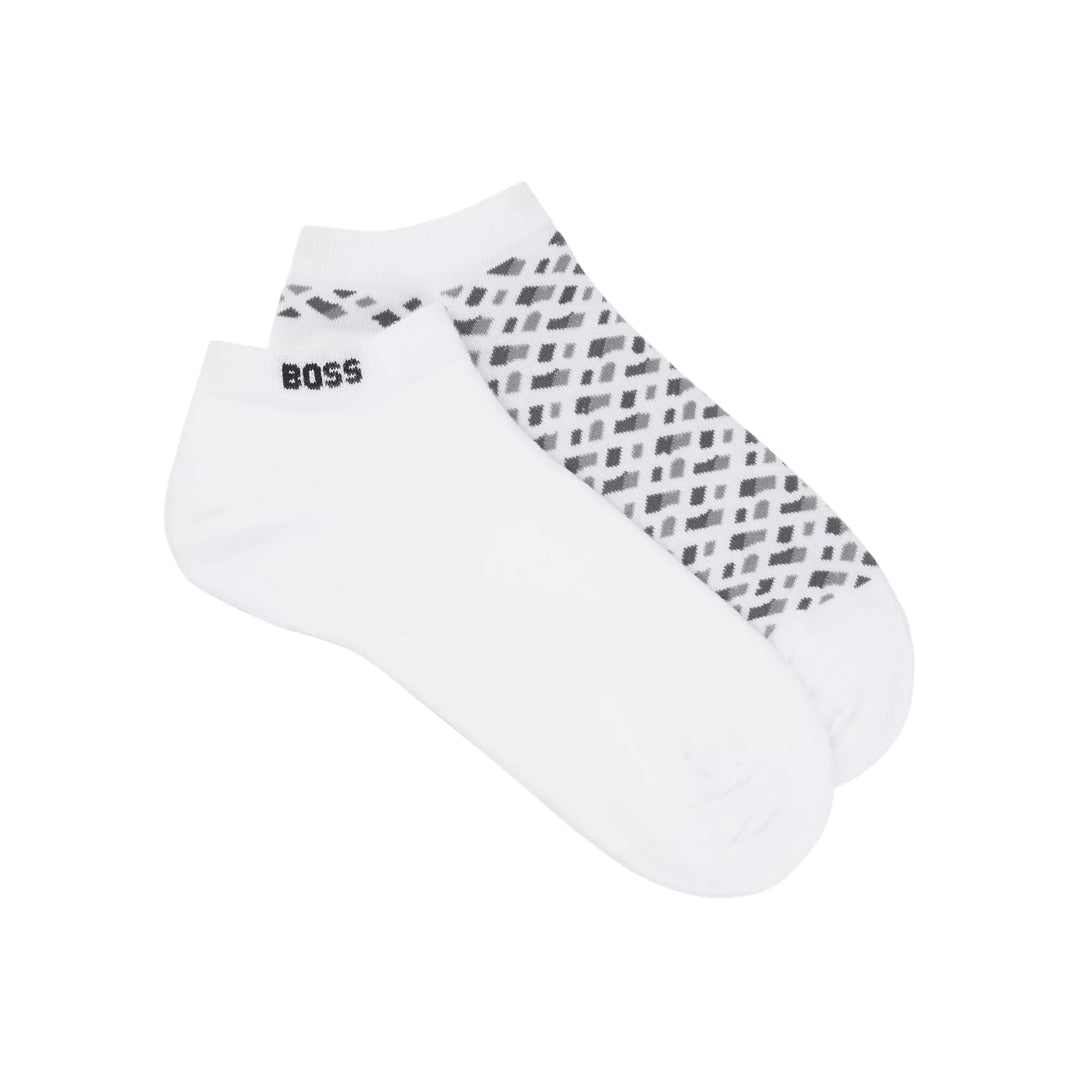 Boss 2P As Monogram In White For Men