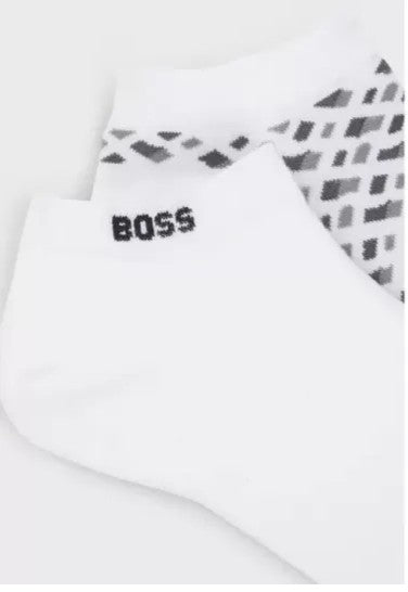 Boss 2P As Monogram In White For Men
