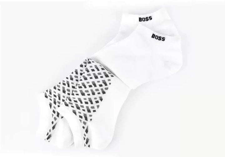 Boss 2P As Monogram In White For Men