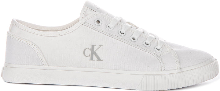 Calvin Klein Jeans Essential Vulc Low Mg In White For Men