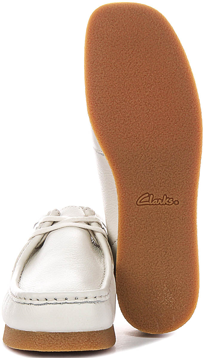 Clarks Wallabee Evo In White For Men