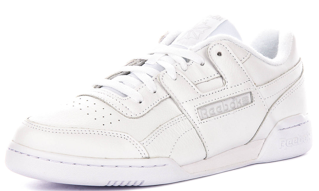 Reebok Workout Plus In White For Men