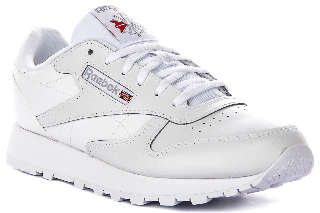 Reebok Classic Leather In White For Men