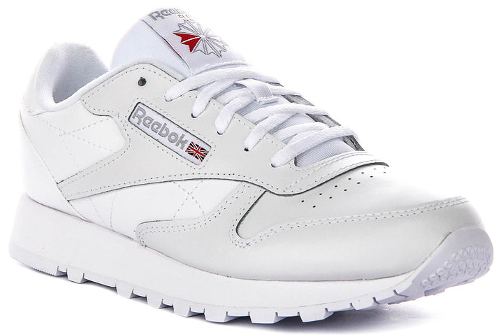 Reebok Classic Leather In White For Men