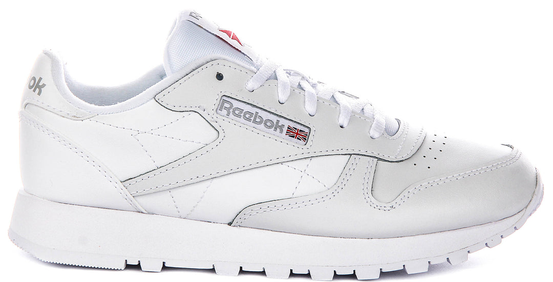Reebok Classic Leather In White For Men