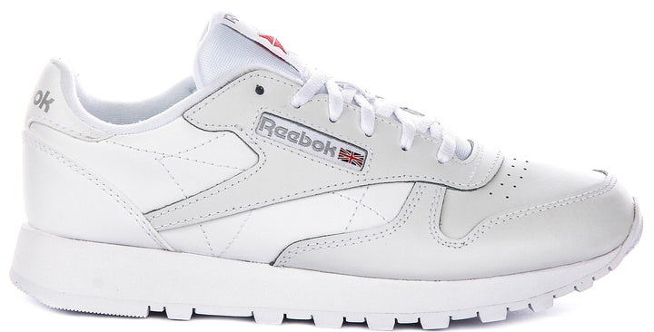 Reebok Classic Leather In White For Men