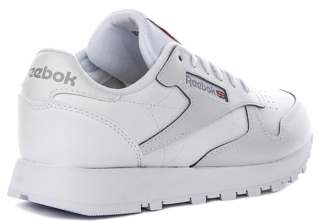 Reebok Classic Leather In White For Men