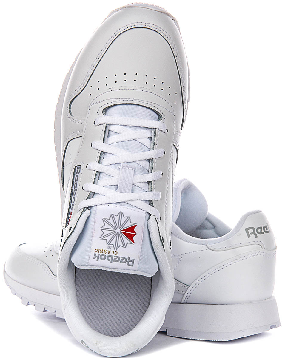 Reebok Classic Leather In White For Men