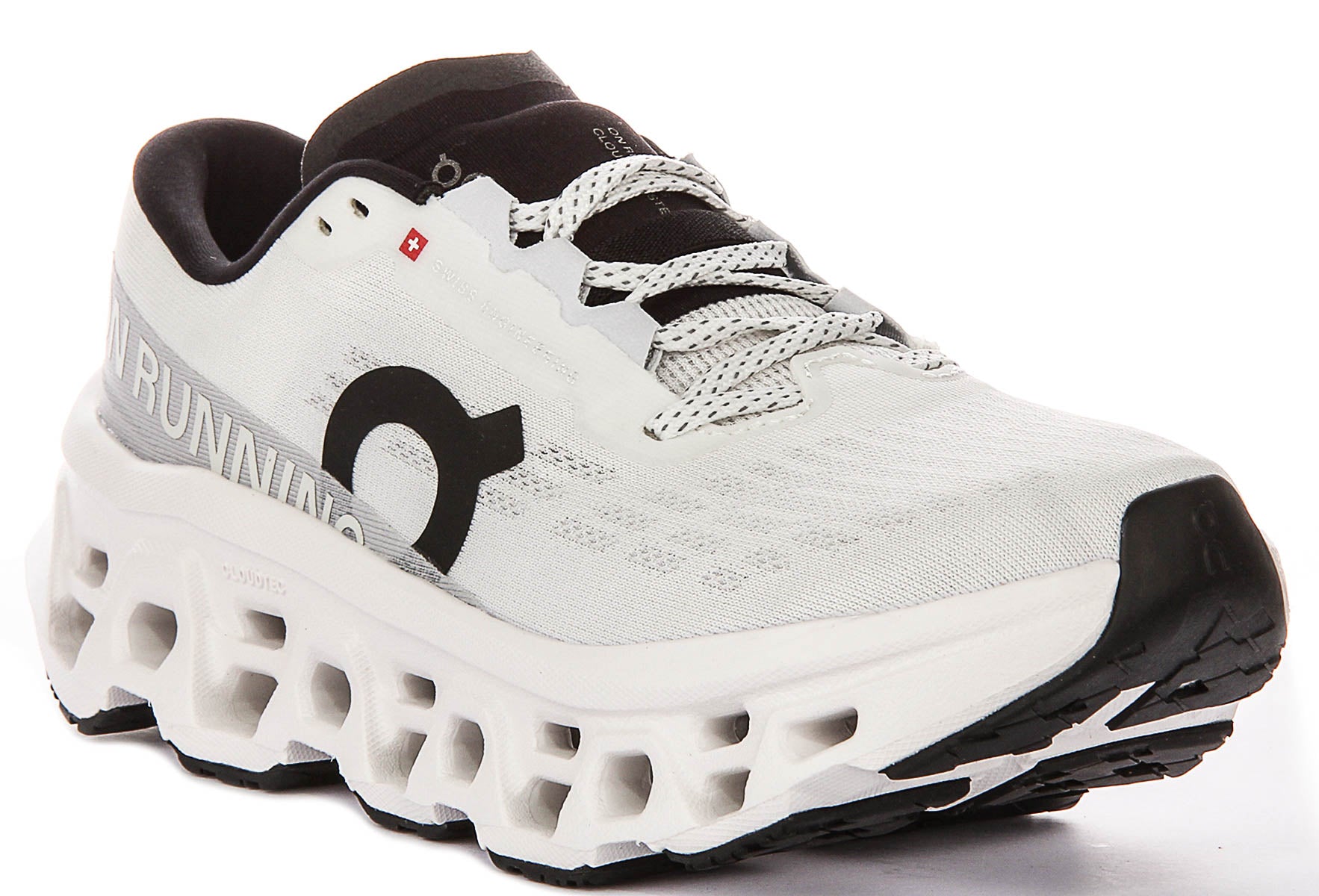 On Running Cloudmonster 3 In White For Women | Lace Up Trainers