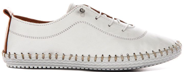 Justinreess England Lexi 2 In White Tan For Women