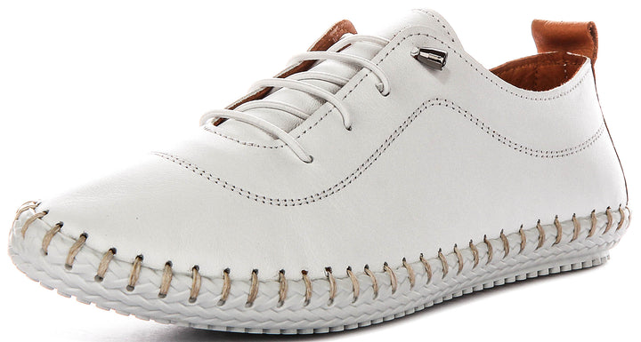 Justinreess England Lexi 2 In White Tan For Women