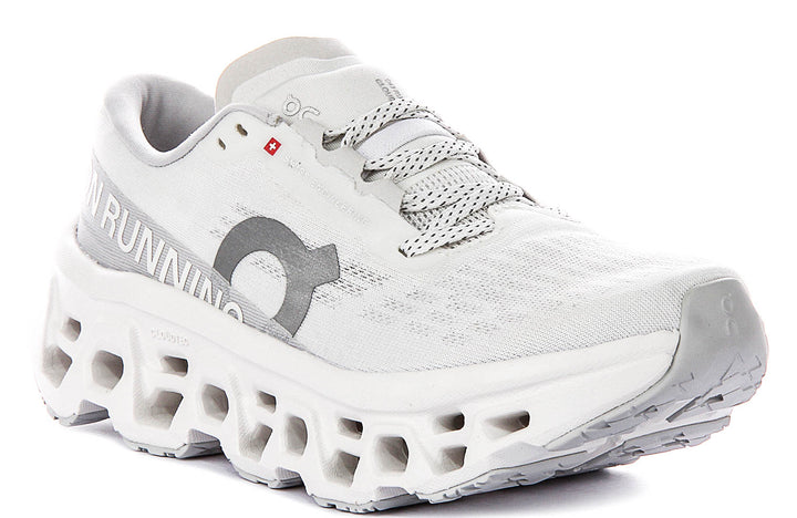 On Running Cloudmonster 3 In White For Women