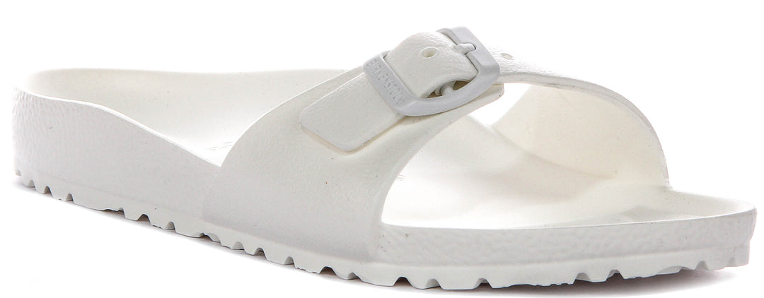 Birkenstock Madrid Eva In White For Women | Narrow Fit