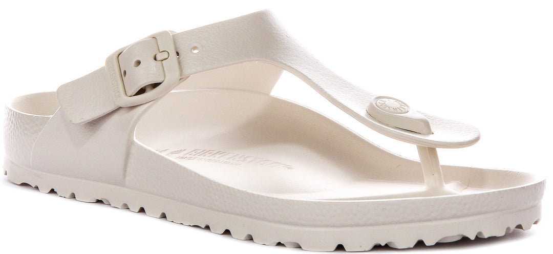Birkenstock Gizeh Eva In White For Unisex | Regular Fit