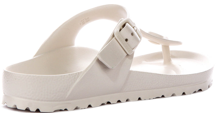 Birkenstock Gizeh Eva In White For Unisex | Regular Fit