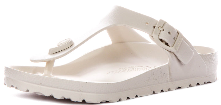 Birkenstock Gizeh Eva In White For Unisex | Regular Fit