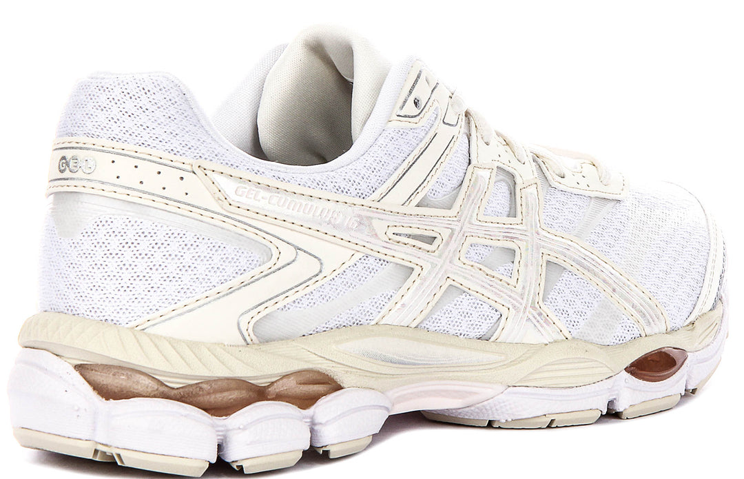 Asics Gel Cumulus 16 In White For Women