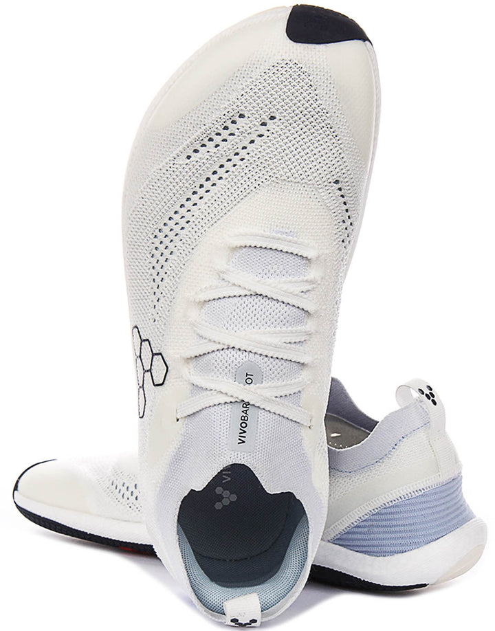 Vivobarefoot Primus Flow Knit In White For Men