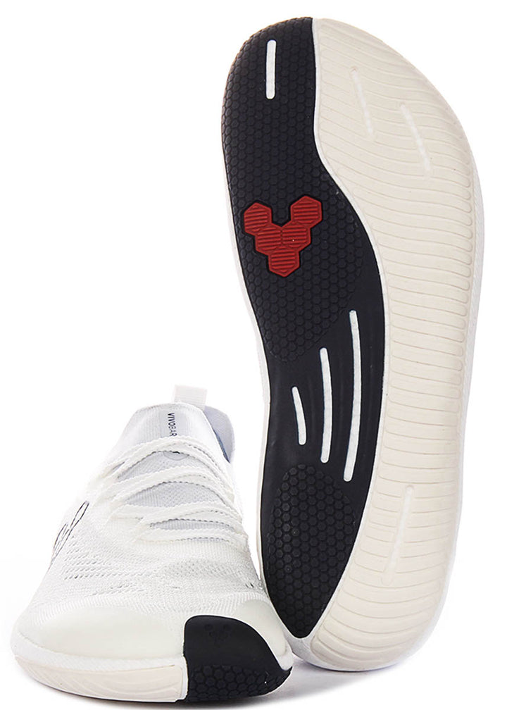 Vivobarefoot Primus Flow Knit In White For Men