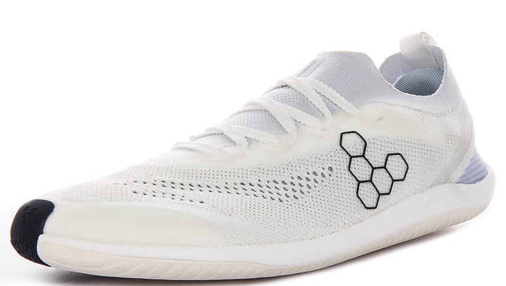 Vivobarefoot Primus Flow Knit In White For Men