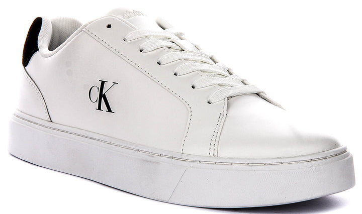 Calvin Klein Classic Cupsole Sneaker In White For Men