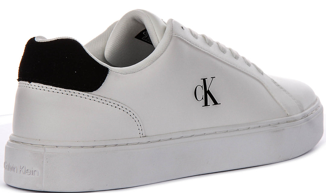 Calvin Klein Classic Cupsole Sneaker In White For Men