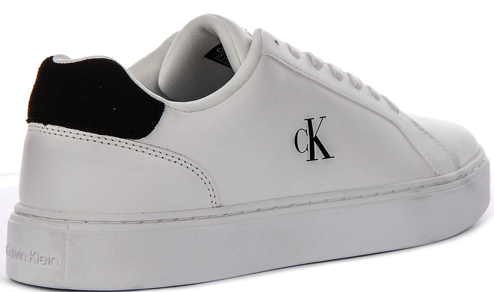 Calvin Klein Classic Cupsole Sneaker In White For Men