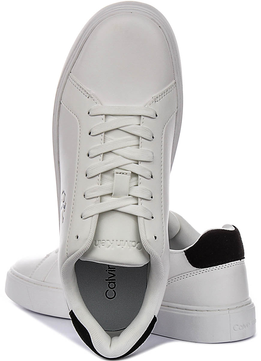 Calvin Klein Classic Cupsole Sneaker In White For Men