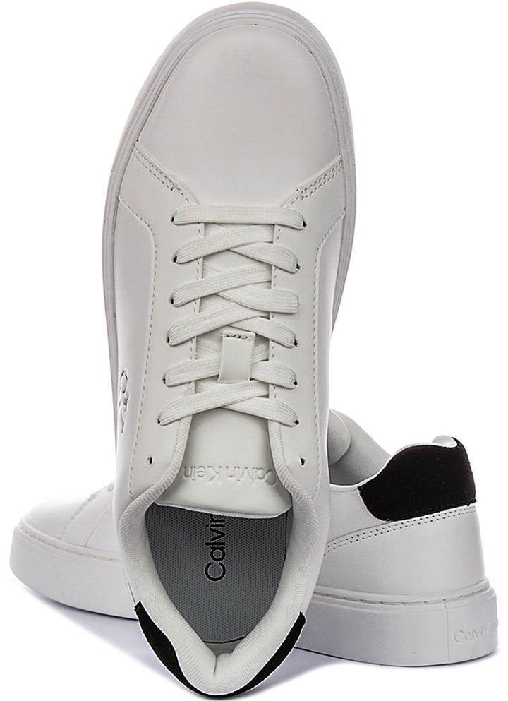 Calvin Klein Classic Cupsole Sneaker In White For Men