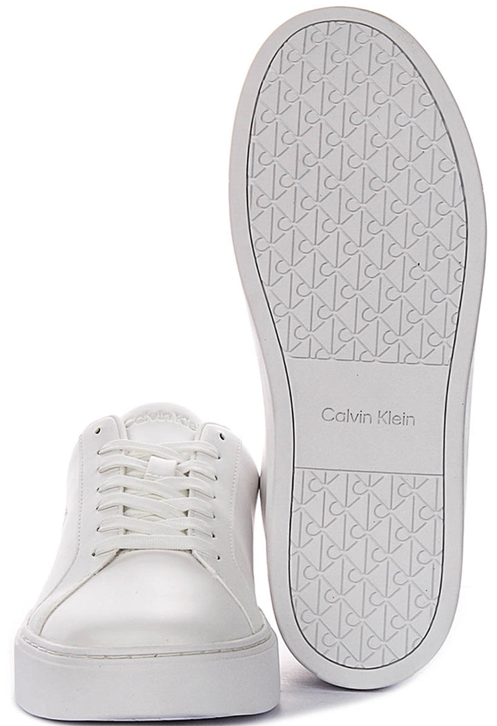 Calvin Klein Classic Cupsole Sneaker In White For Men