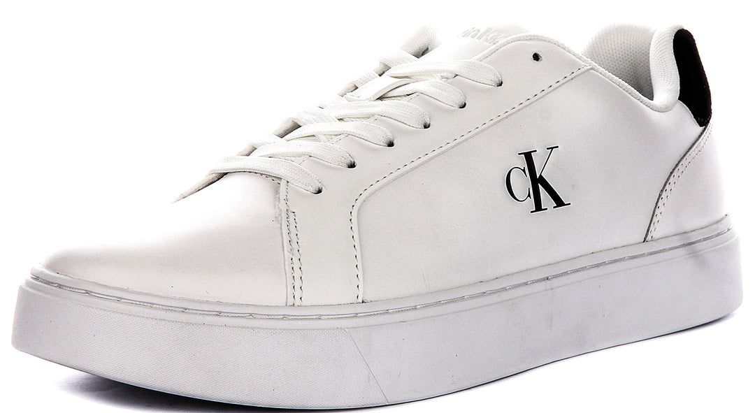 Calvin Klein Classic Cupsole Sneaker In White For Men