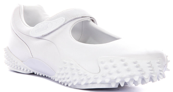 Puma Mostro Fey Leather In White For Women