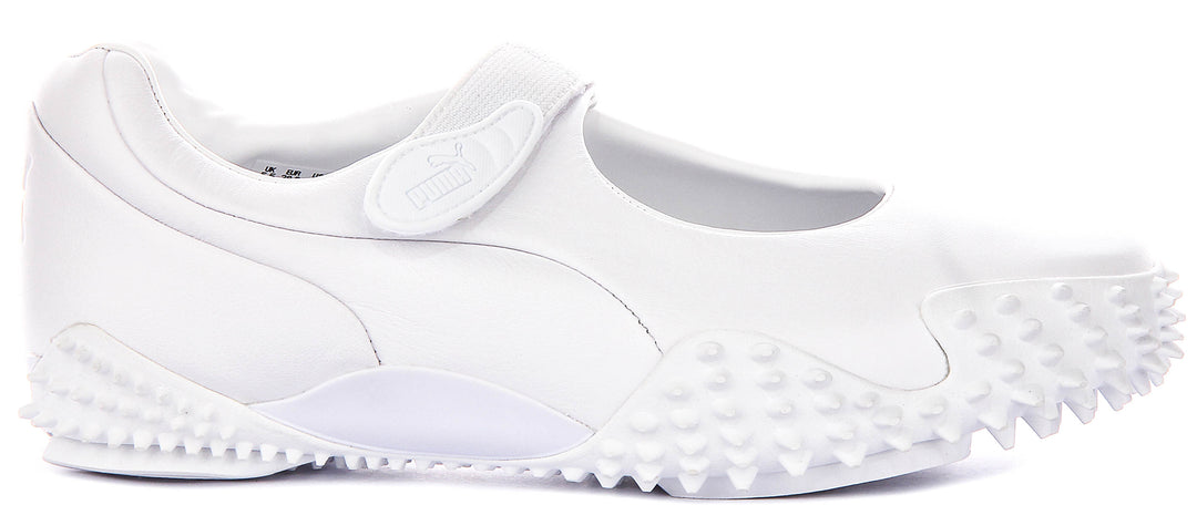 Puma Mostro Fey Leather In White For Women