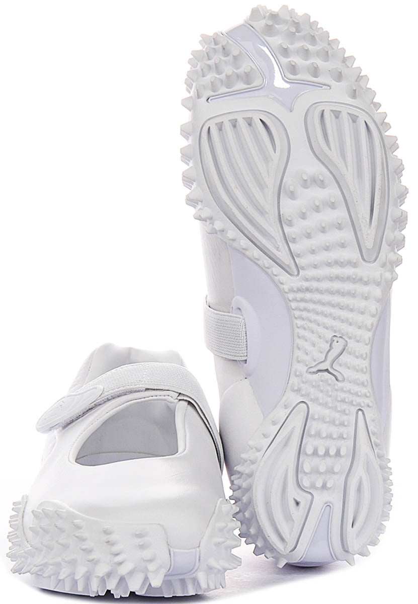 Puma Mostro Fey Leather In White For Women
