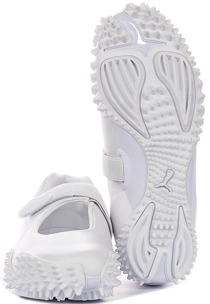 Puma Mostro Fey Leather In White For Women