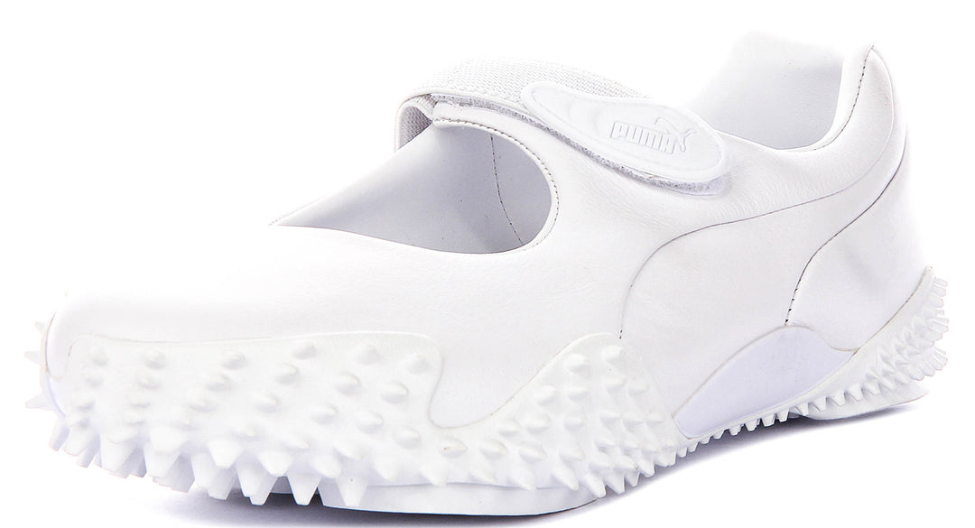 Puma Mostro Fey Leather In White For Women