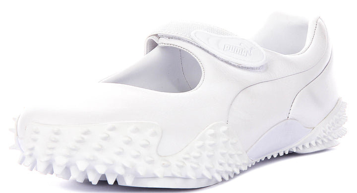Puma Mostro Fey Leather In White For Women