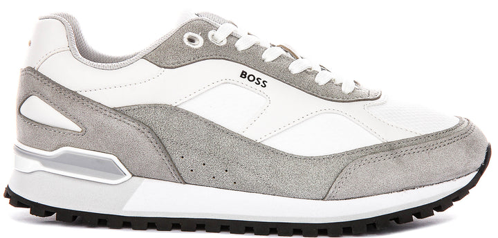 Boss Parkour Runner In White For Men Sneaker