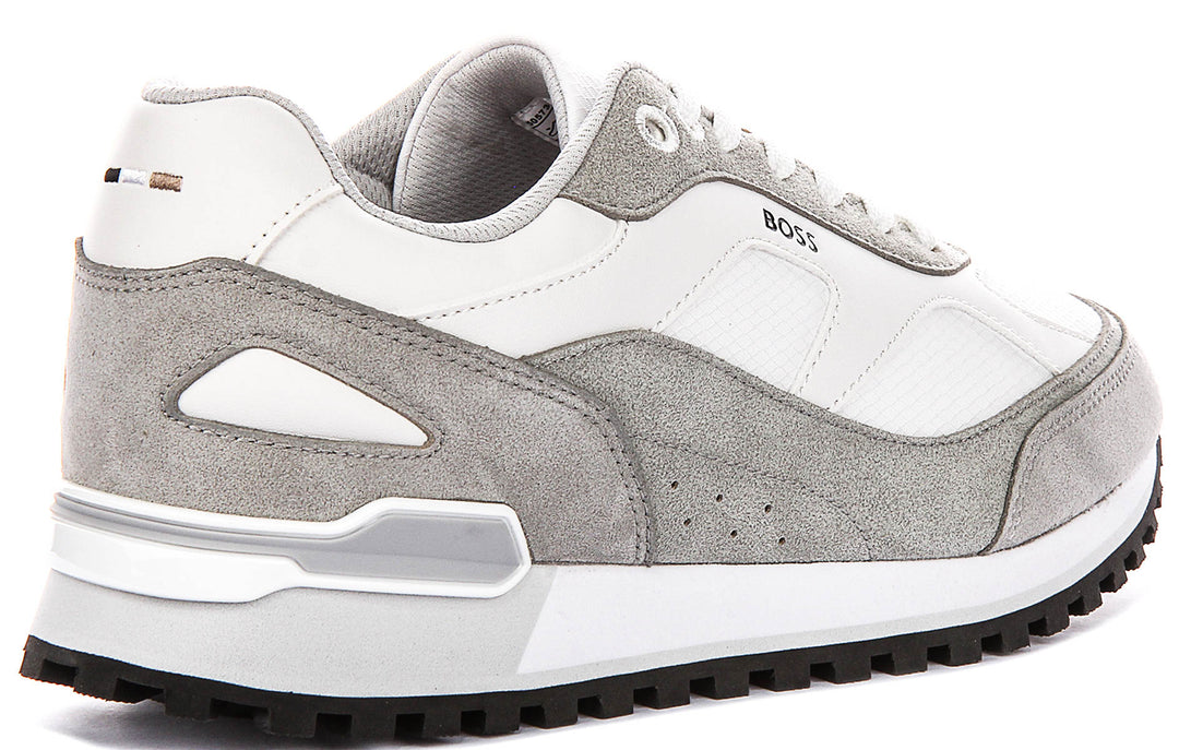 Boss Parkour Runner In White For Men Sneaker