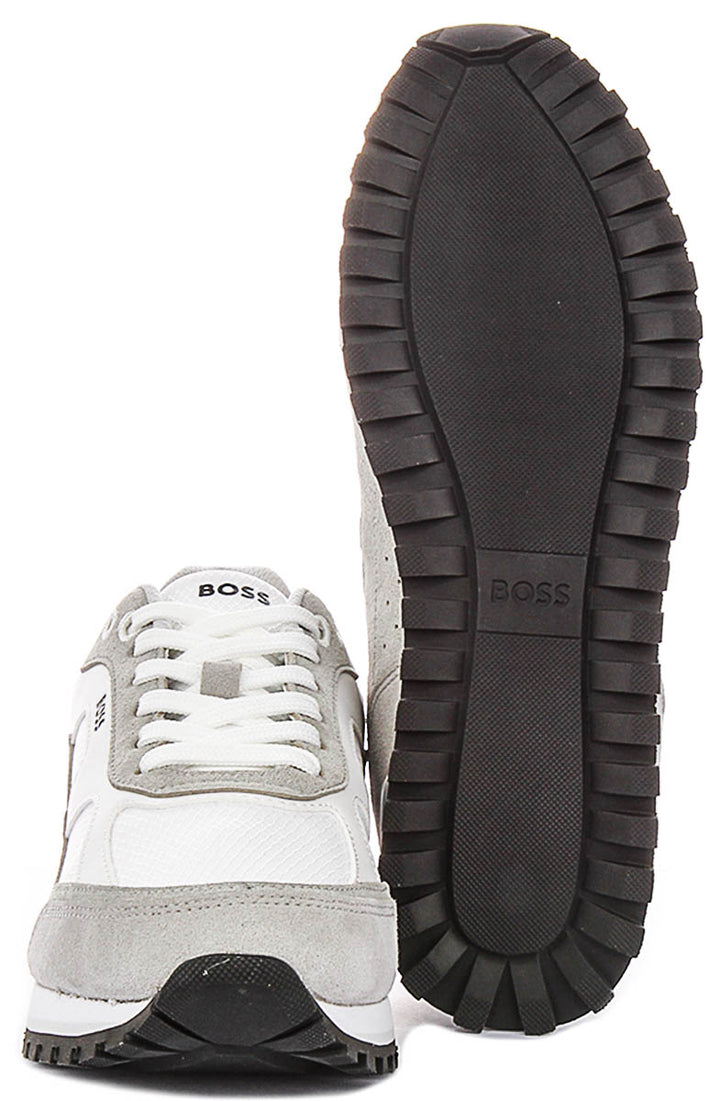 Boss Parkour Runner In White For Men Sneaker