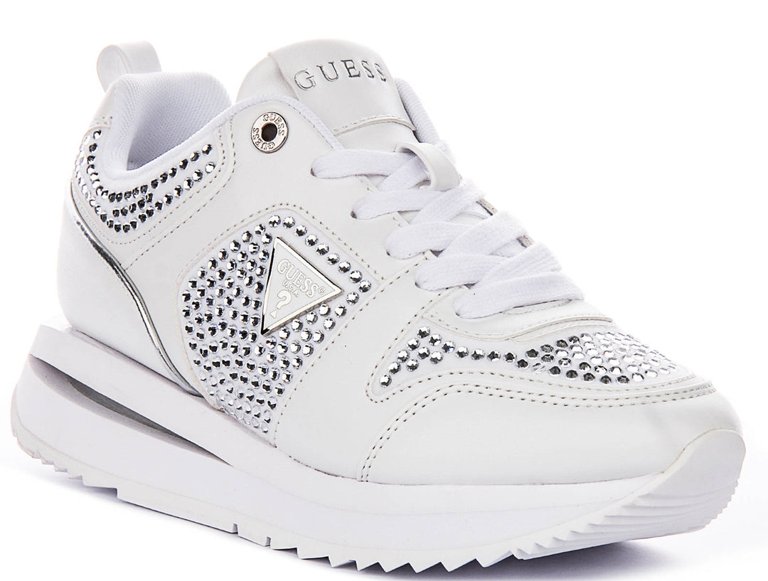 Guess Evory In White For Women Sneaker