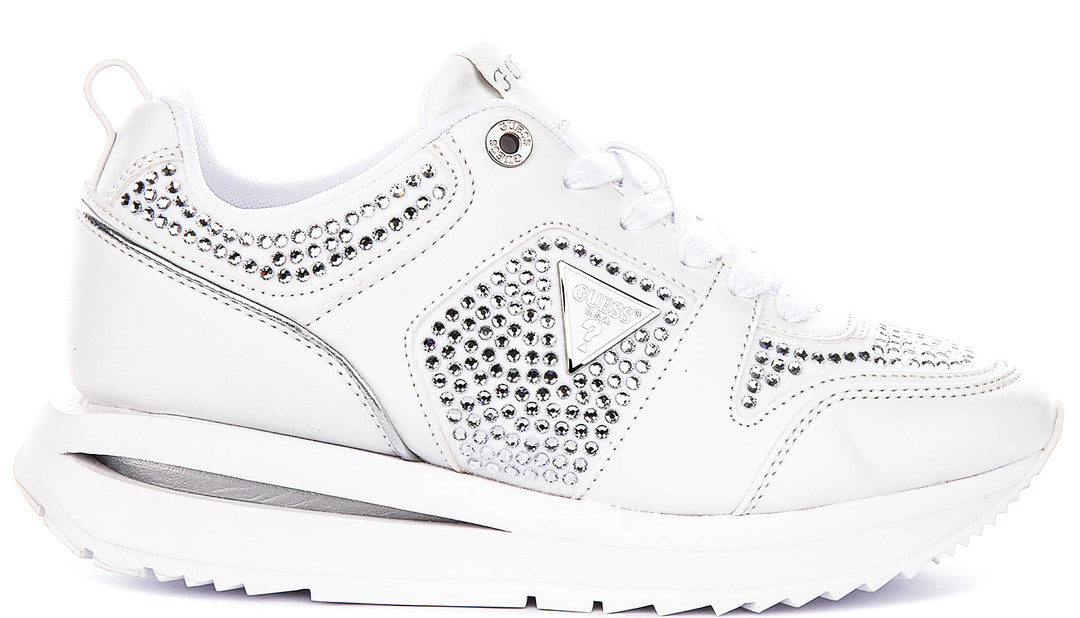 Guess Evory In White For Women Sneaker
