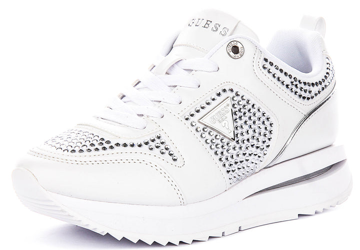 Guess Evory In White For Women Sneaker