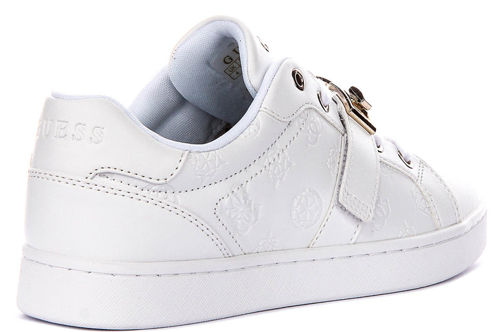 Guess Jamisn In White For Women Sneaker