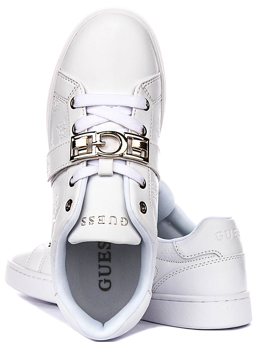 Guess Jamisn In White For Women Sneaker