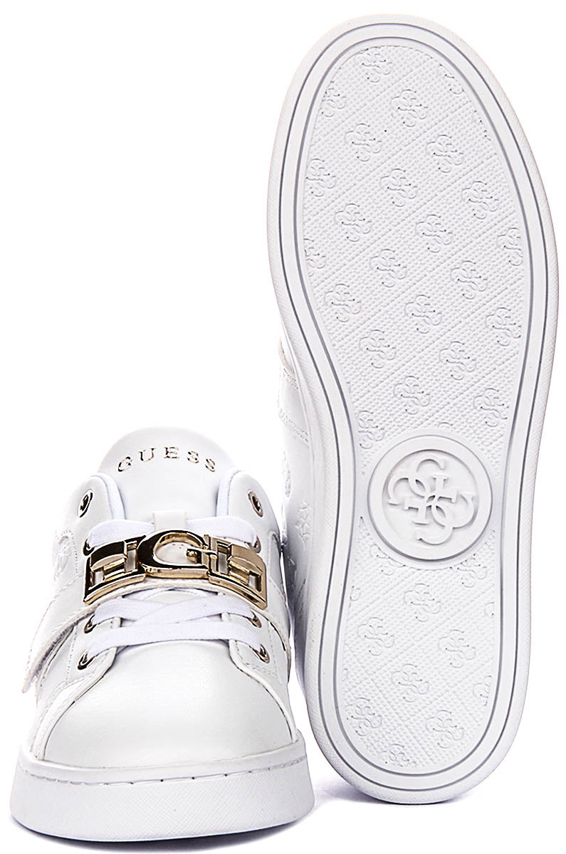 Guess Jamisn In White For Women Sneaker