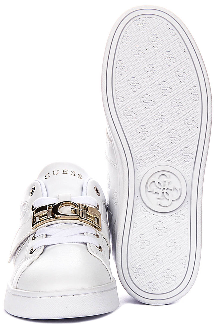 Guess Jamisn In White For Women Sneaker