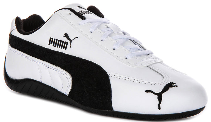 Puma Speedcat Leather In White Black For Unisex
